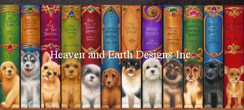 Dog Bookshelf Material Pack - Click Image to Close
